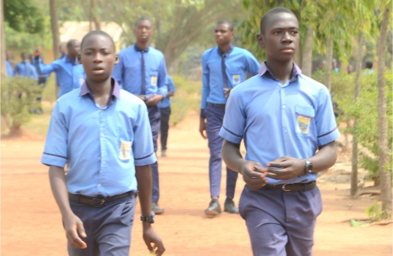 St Jude's Science and Technical College Students Working